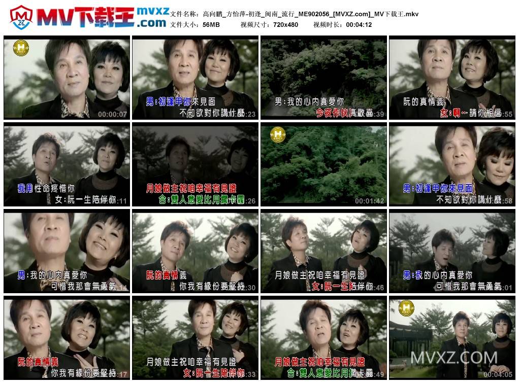 高向鹏_方怡萍-初逢_闽南_流行_ME902056